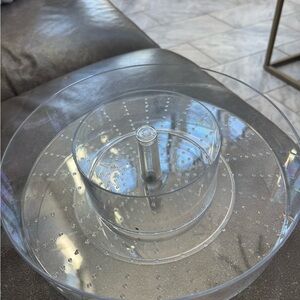 Clear Plastic lazy susan